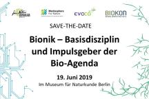 Bei dieser kommenden Veranstaltung werden Experten gemeinsam mit den Teilnehmenden die ganze Vielfalt des Beitrages der Bionik zur Bio- Agenda diskutieren. 